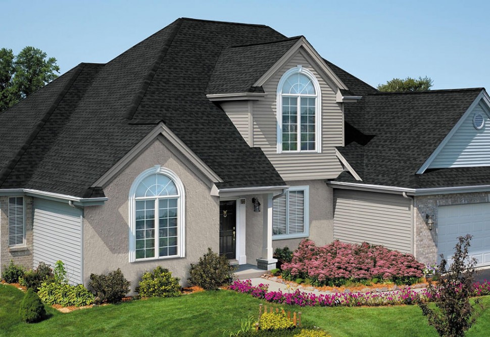 gaf timberline natural shadow charcoal house